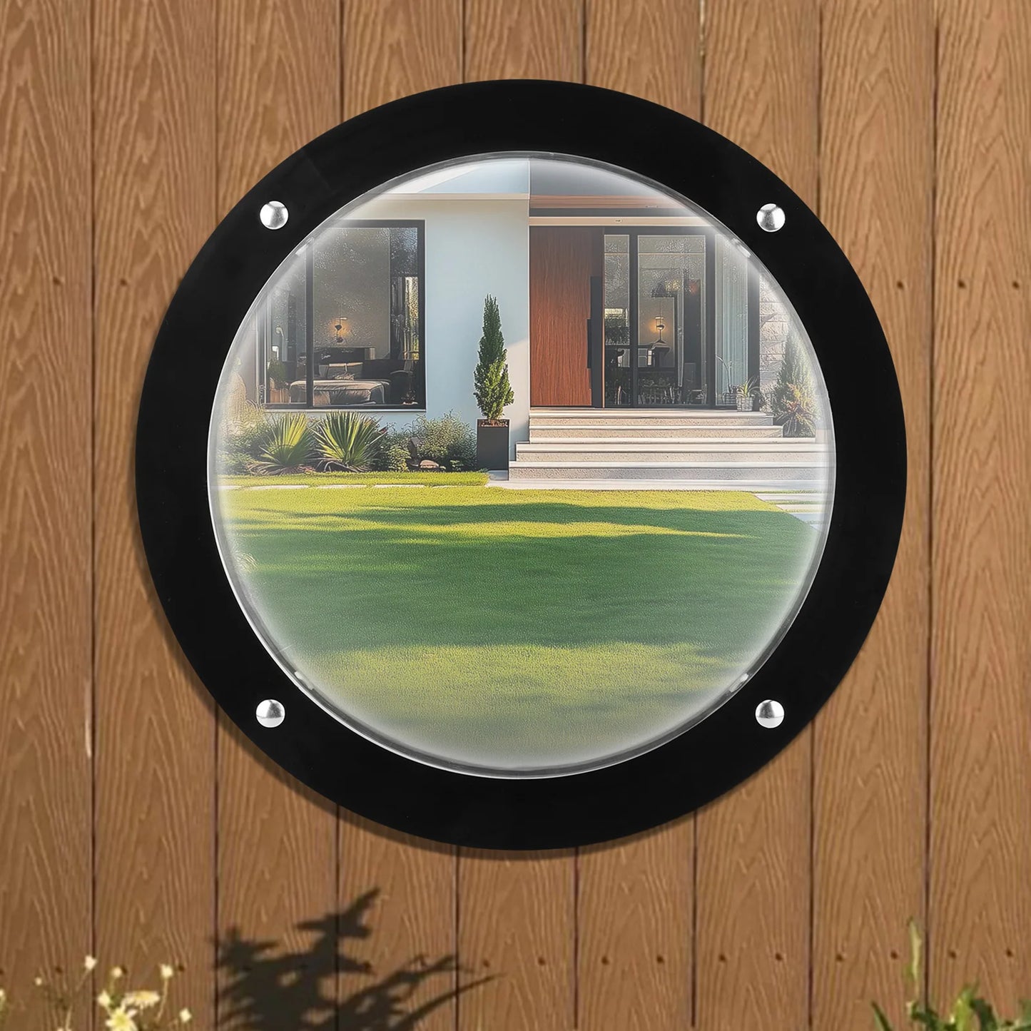 Acrylic Dome Dog Fence Window Clear View Dog Porthole Window Bubble Peek Window for Fence Pet Peek Look Out