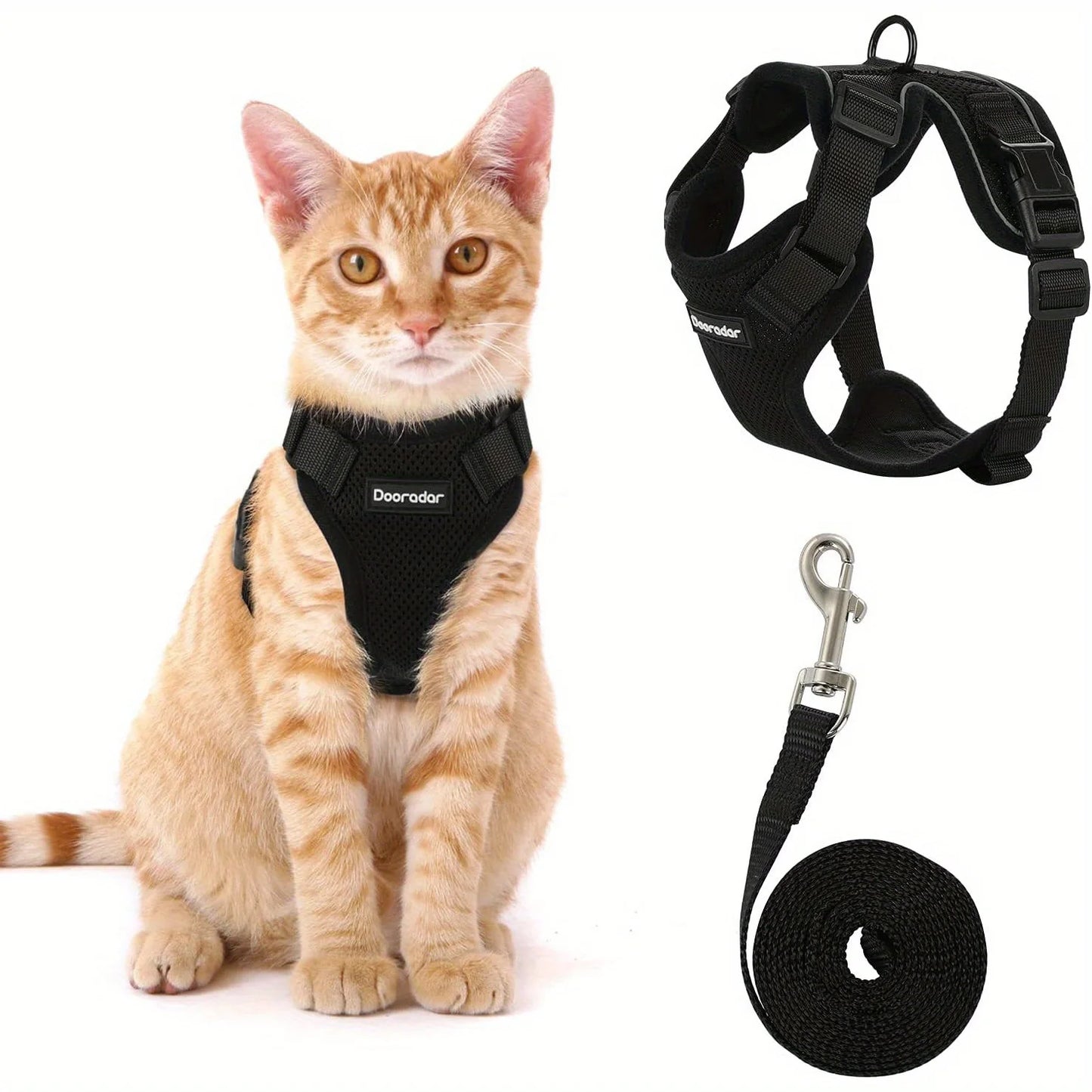 Cat Leash Non-Slip Adjustable Leash Vest Pet Carrier