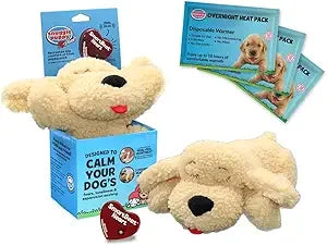 Original Snuggle Puppy Toys - Heartbeat Puppy for Dogs - Pet Anxiety Relief and Calming Aid - Comfort Dog Toys for Behavioral Tr