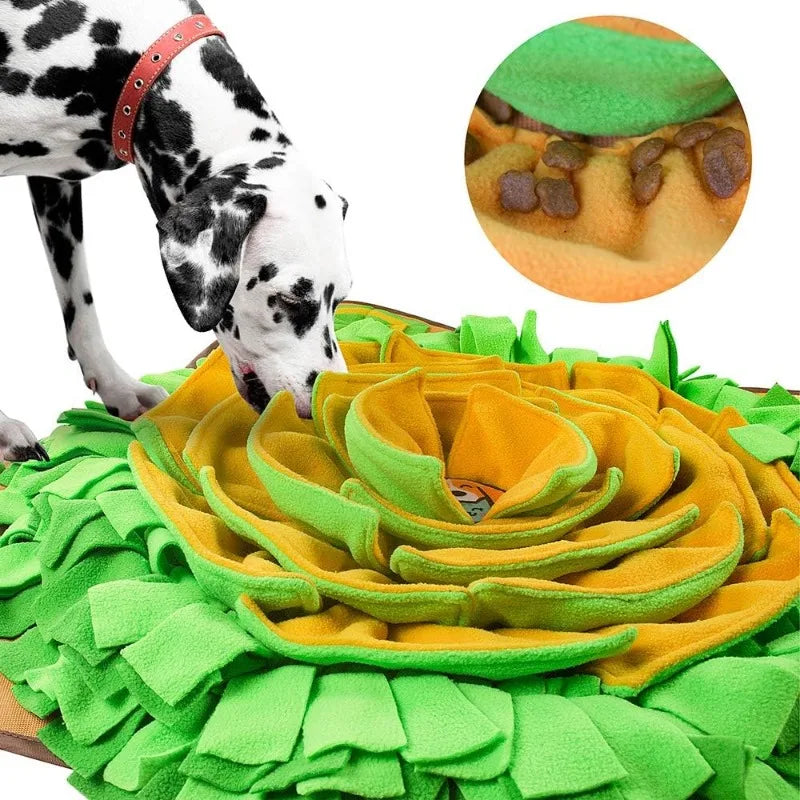 Snuffle Mat Pet Dog Feeding Mat, Durable Interactive Dog Puzzle Toys Encourages Natural Foraging Skills