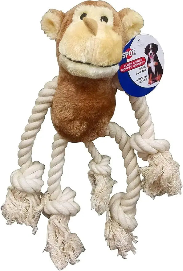 Spot Mop Pets Dog Toys - Monkey (3 Pack)