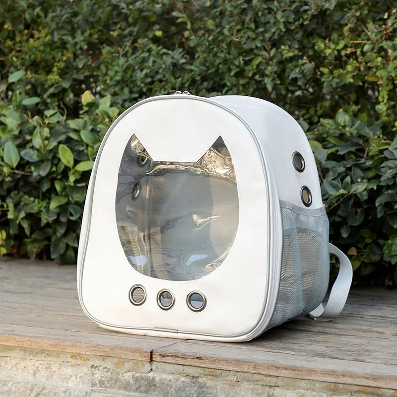Space Capsule Pet Backpack 360 View Breathable Mesh Dog Cat Carrier