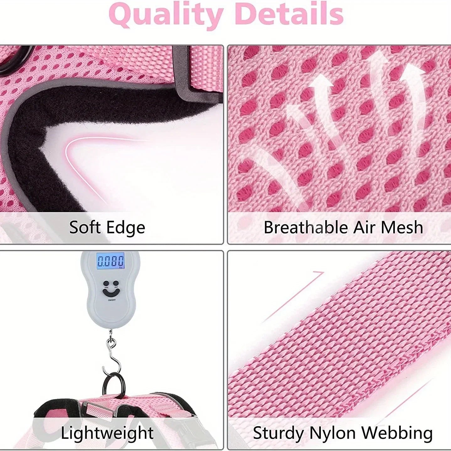 Cat Leash Non-Slip Adjustable Leash Vest Pet Carrier