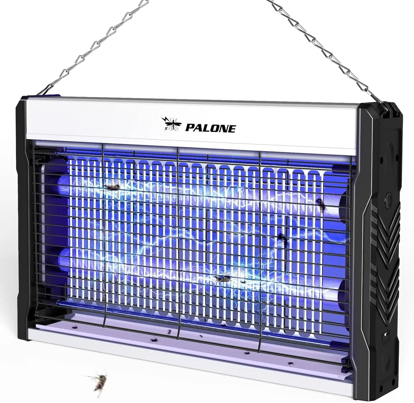 Electric Bug Zapper 3200V Mosquito Zapper Killer Indoor Insect Killer with Hanging Chain Removable Collection Tray Bug Zapper