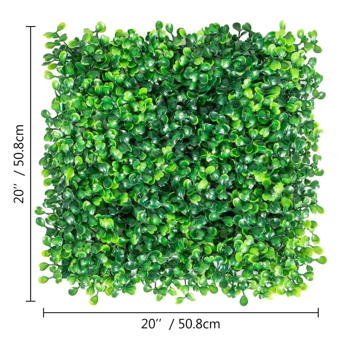 SucceBuy Artificial Boxwood Panel UV 24pcs 20x20/24x16 in Boxwood Hedge Wall Panels Artificial Grass Backdrop Wall Green Grass