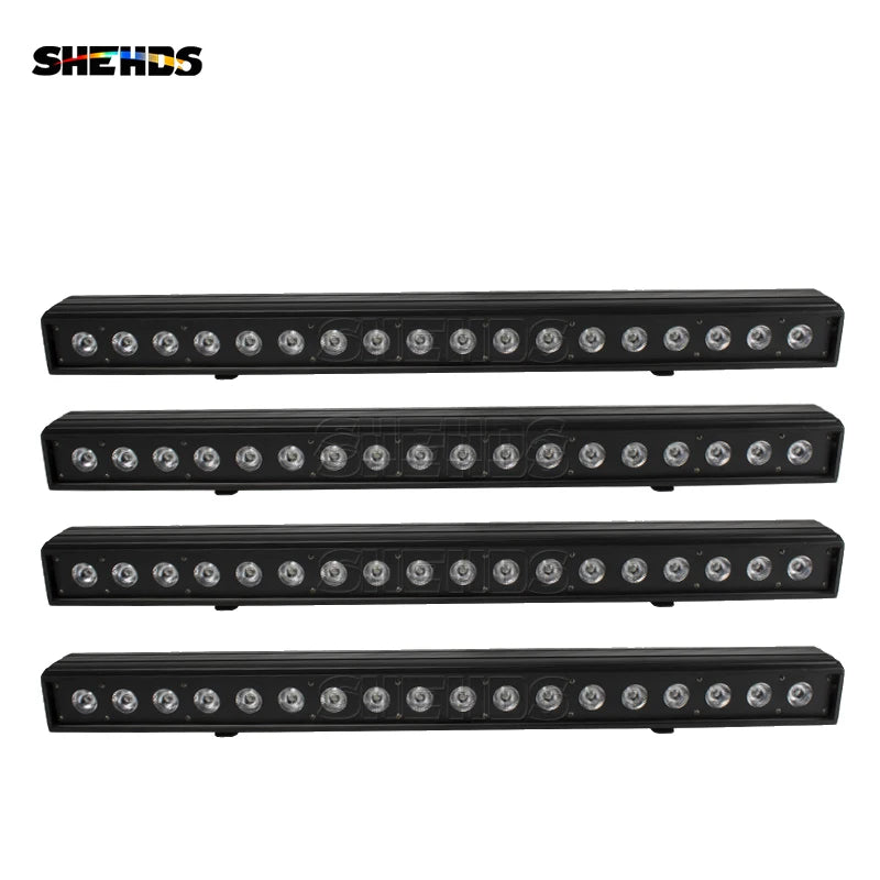 SHEHDS LED 18x18W Wash Wall Floodlight Landscape Flood Down Lighting for Dj Disco Party Wedding Christmas Lights Audience