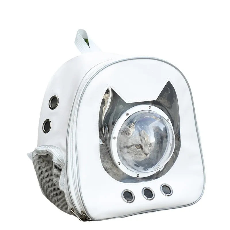 Space Capsule Pet Backpack 360 View Breathable Mesh Dog Cat Carrier