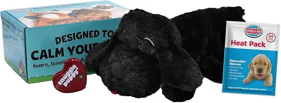 Original Snuggle Puppy Toys - Heartbeat Puppy for Dogs - Pet Anxiety Relief and Calming Aid - Comfort Dog Toys for Behavioral Tr