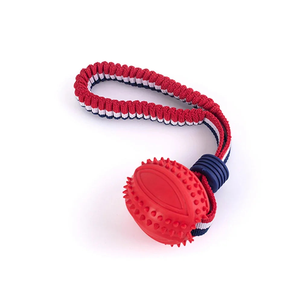 Interactive Training Knot String Rope Puppy Dogs Toy Balls Ball Molar Resistant Bite Cleaning with Chewing Pet Toys Tooth Dog