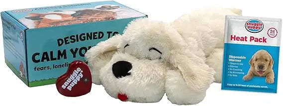 Original Snuggle Puppy Toys - Heartbeat Puppy for Dogs - Pet Anxiety Relief and Calming Aid - Comfort Dog Toys for Behavioral Tr