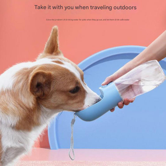 Portable Leakproof Collapsible Dog Water Bottle with Bowl - BPA-Free, Durable & Lightweight Pet Hydration for Travel, Hiking & O