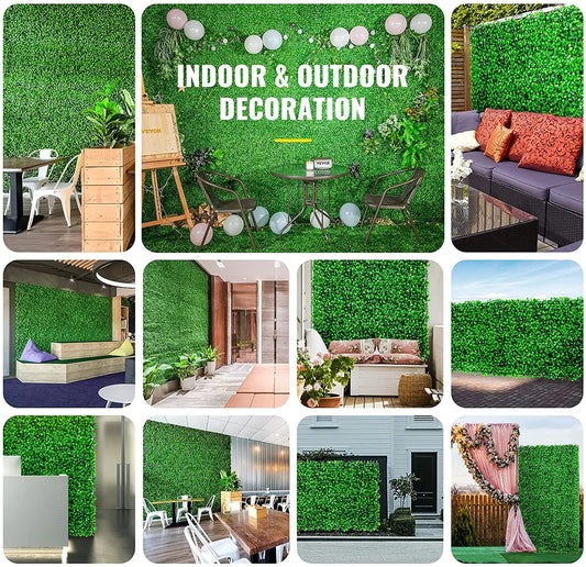 VEVOR Artificial Plant Wall Decoration Boxwood Hedge Screen