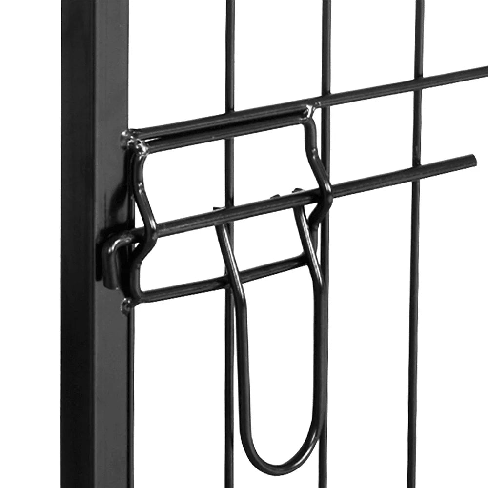 Heavy Duty 12 Panels Dog Playpen Pet Exercise Fence Indoor Outdoor Use Easy Setup Hexagon Shape Suitable Dogs Rabbits Ducks