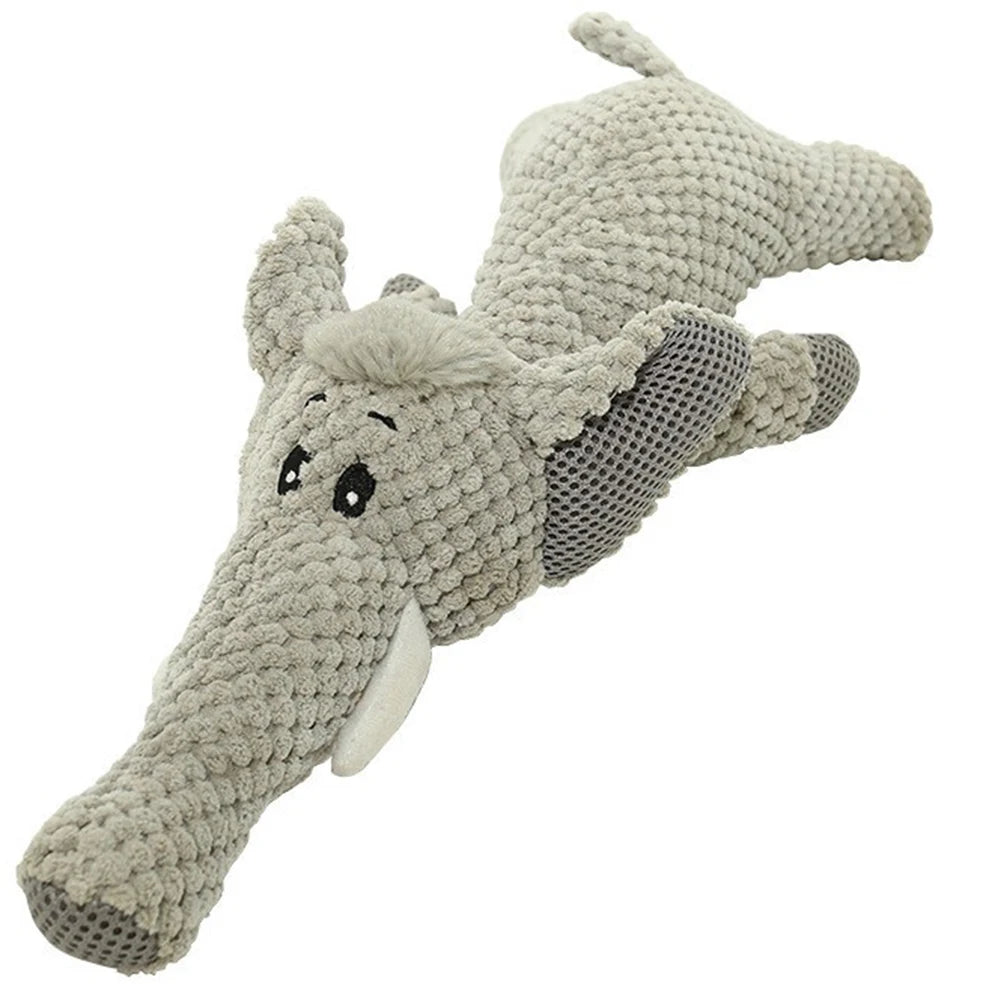 Pet Dog Toy Cute Plush Squeak Stuffed Toys Cartoon Puppy Dog Toy Puppy Teething Chewing Pet Dog Chew Squeak Toy Dog Accessories