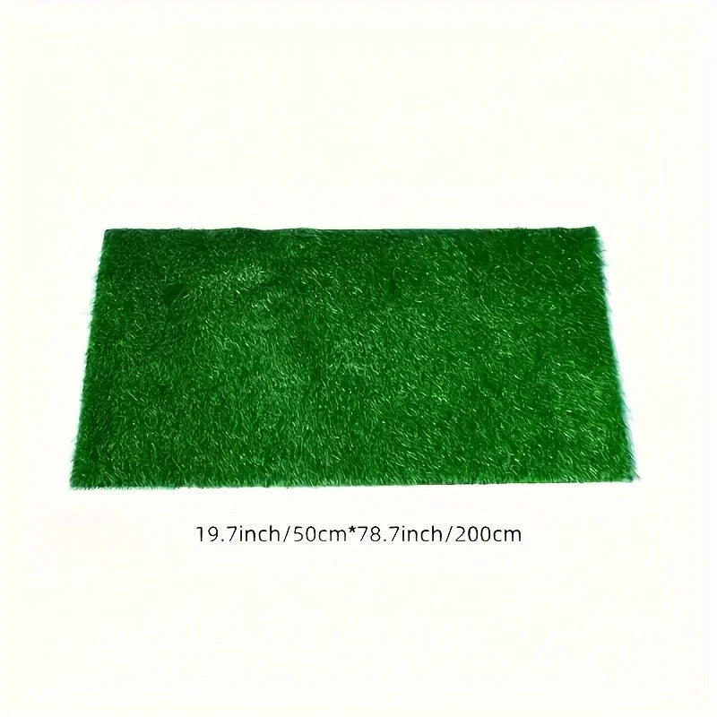 PP PE Pet Grass Pad - Artificial Turf Mat for Dog Cat Toilet Training, Indoor Outdoor Lawn Replacement Washable Eco-Friendly