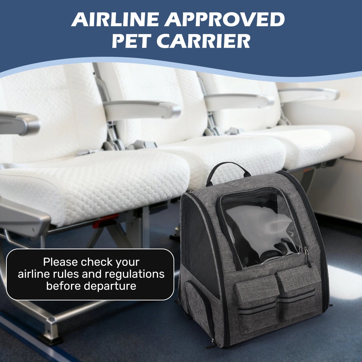 Rolling Pet Carrier Backpack with Removable Wheels, Large Pet Carrier with Wheels, Foldable Rolling Dog Carrier with Wheels