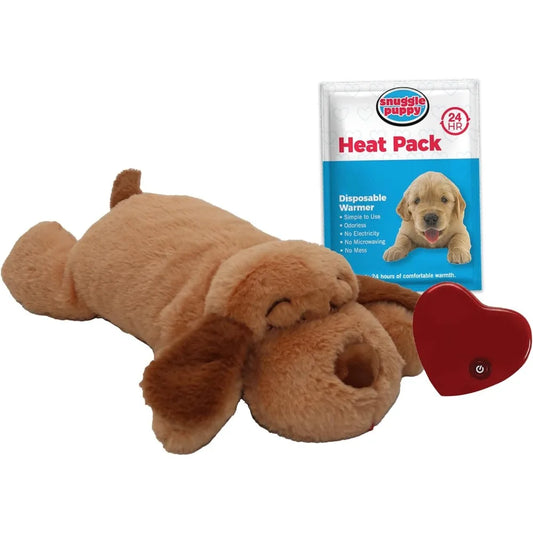 Original Snuggle Puppy Toys - Heartbeat Puppy for Dogs - Pet Anxiety Relief and Calming Aid - Comfort Dog Toys for Behavioral Tr