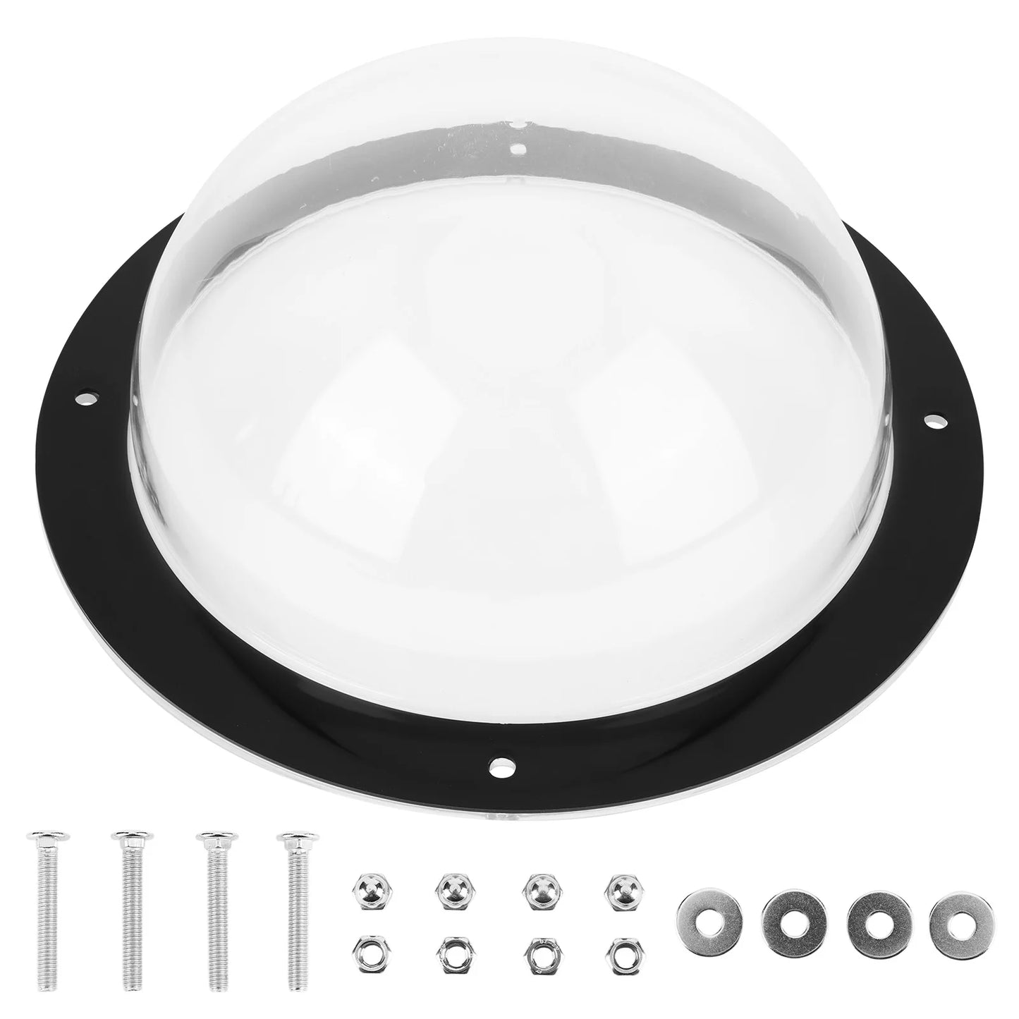 Acrylic Dome Dog Fence Window Clear View Dog Porthole Window Bubble Peek Window for Fence Pet Peek Look Out