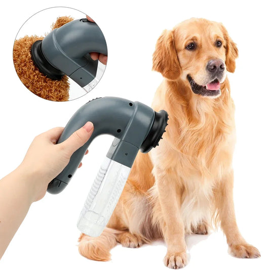 Vacuum Fur Cleaner Electric Cat Dog Hair Remover Deshedding Clipper Suction Device Pet Massage Pet Grooming Animals Hair Comb