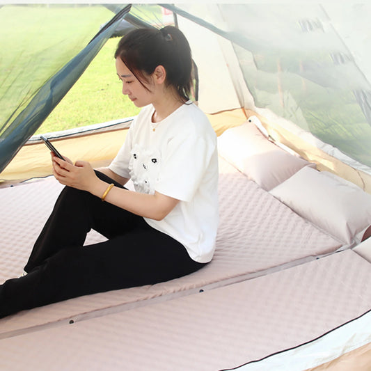 Camping Air Mattresses Inflatable Sleeping Mat Portable 3 Person Insulated Camping Pad with Pillow for Travel, Traveling,