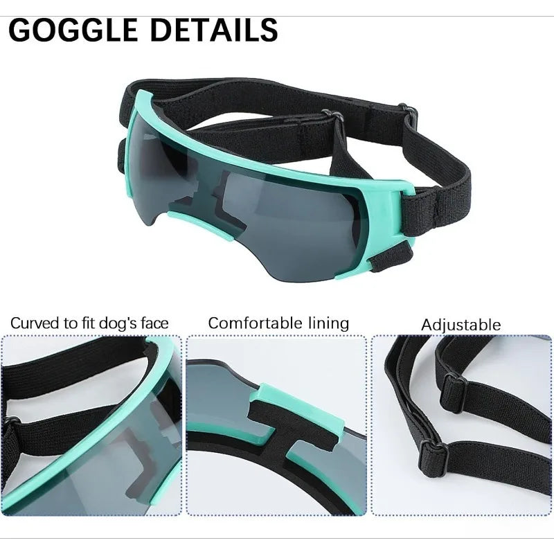 LETVIA Pet Helmet Glasses Set Dog Motorcycle Helmet Safety Helmet Sun-protective Pet Goggles Outdoor Photo Headwear Accessories