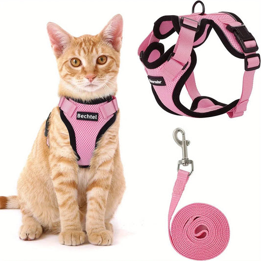 Cat Leash Non-Slip Adjustable Leash Vest Pet Carrier