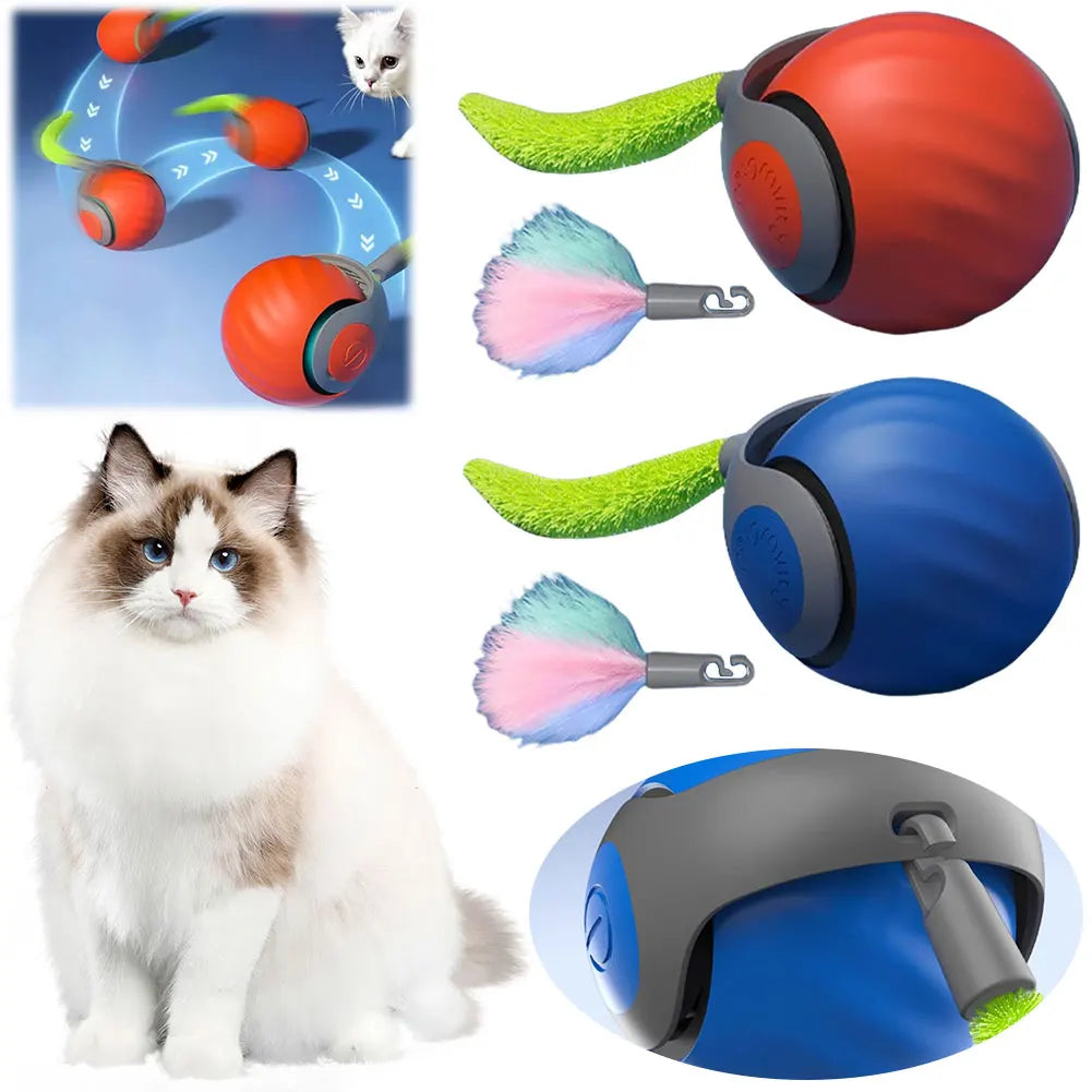 Smart Dog Toy Ball Electronic Interactive Pet Toy Moving Ball Rechargeable Automatic Moving Bouncing for Puppy Gift Cat Products