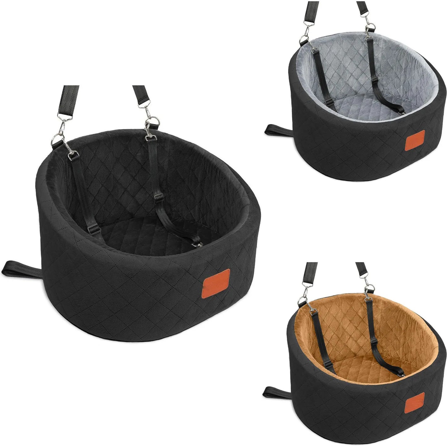 Pet Car Bed for Dogs, Travel -Purpose Dog Seat Pad, Car Dog Box, Portable Dog Bed for Car, Comfortable Travel Pet Cushion