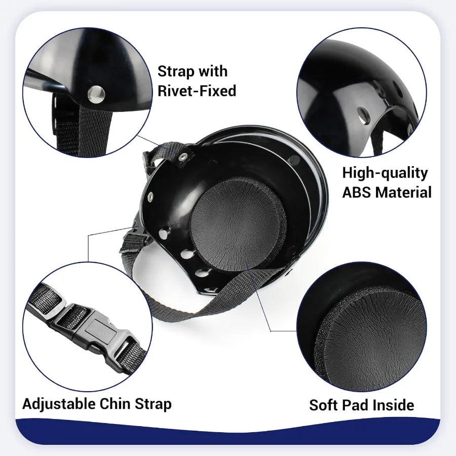 Dog Helmet for Small Dogs Motorcycle Dog Helmets Chihuahua Helmet Outdoor Bike Doggie Helmets Cat Hat XS to Small Breed Outdoor