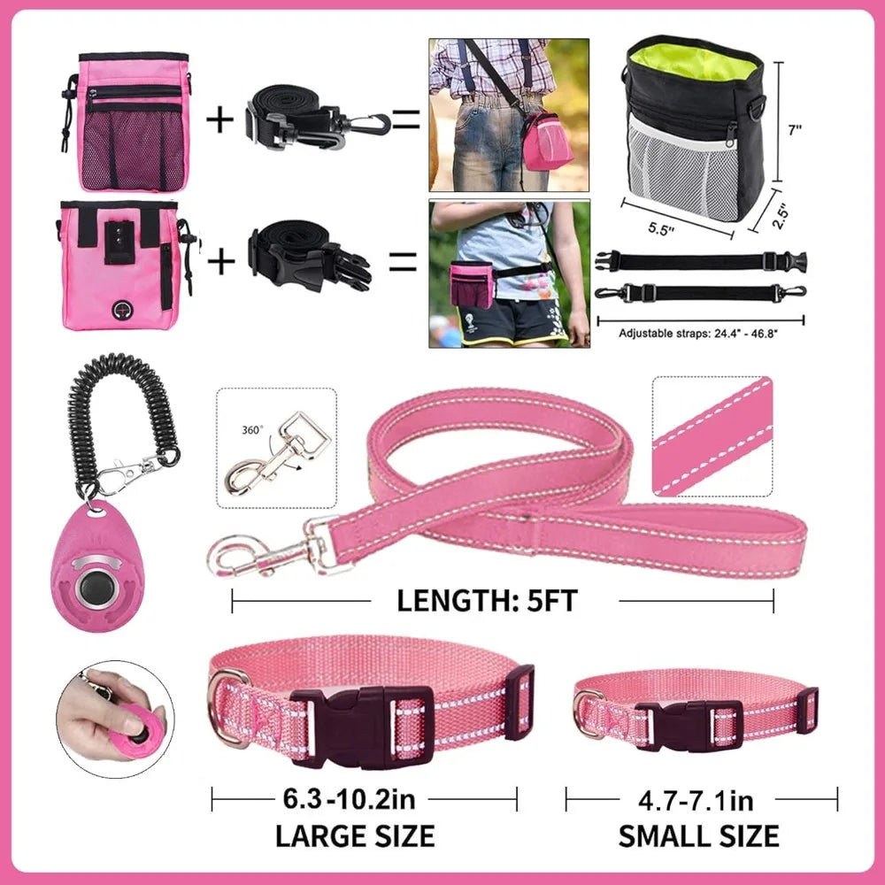 Puppy Supplies Starter Kit - 39-Piece Set of Puppy Essentials and Dog Stuff.Includes Dog Leash, Toys, Bowl, Brushes,and More.Per